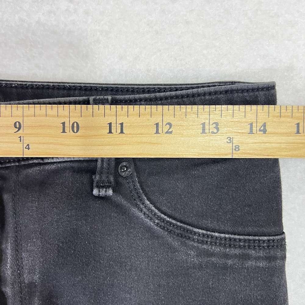 Abercrombie & Fitch Size 29/8 Harper Mid Rise Jean Legging Stretch Black - Picture 5 of 10